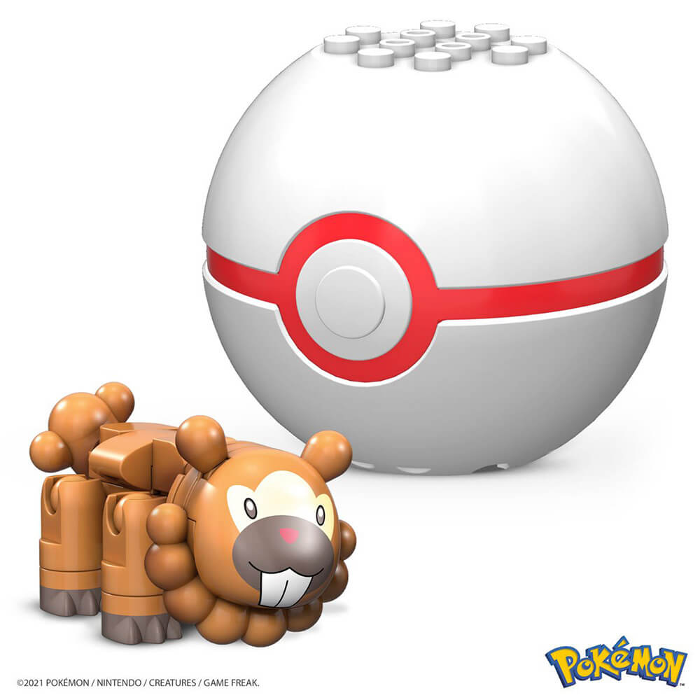 Mega Construx Series 15 Bidoof Pokeball