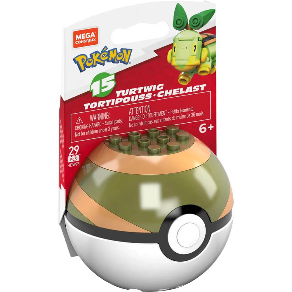 Mega Construx Series 15 Turtwig Pokeball