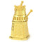 Metal Earth Doctor Who Gold Dalek 1 Sheet Metal Model Kit