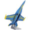 Metal Earth Iconx F/A Super Hornet Blue Angels 2 Sheet Metal Model Kit