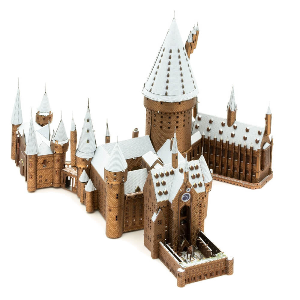 Metal Earth Iconx Harry Potter Hogwarts in Snow 4 Sheet  Model