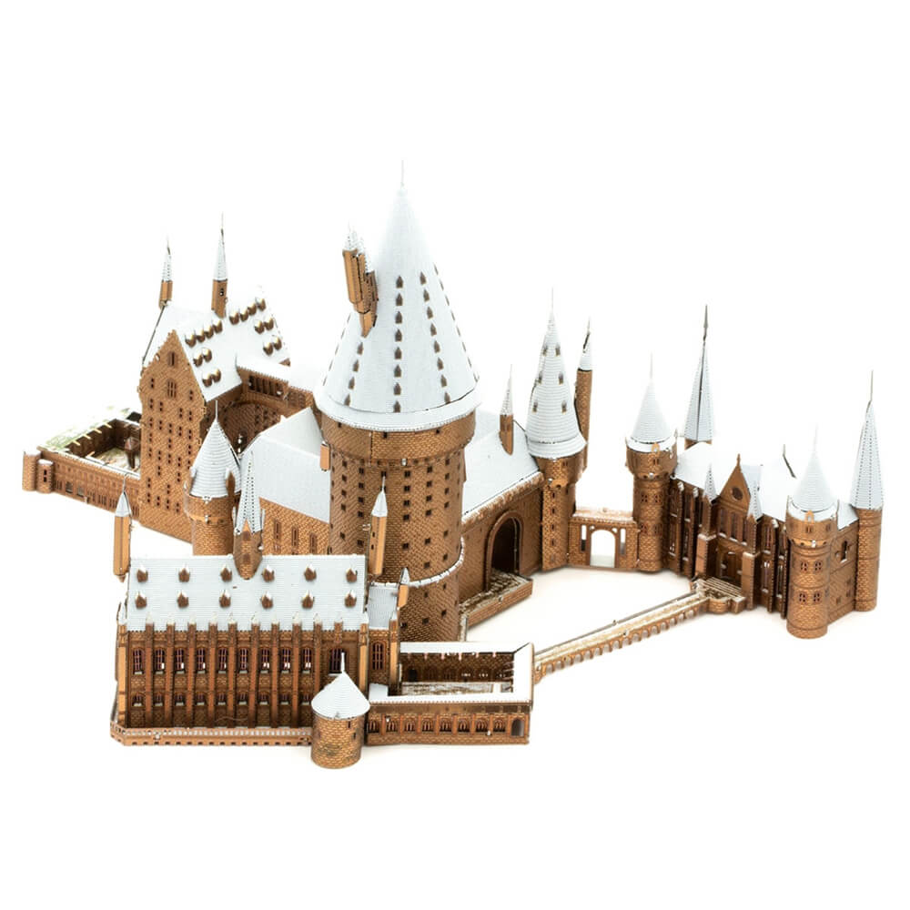 Metal Earth Iconx Harry Potter Hogwarts in Snow 4 Sheet  Model