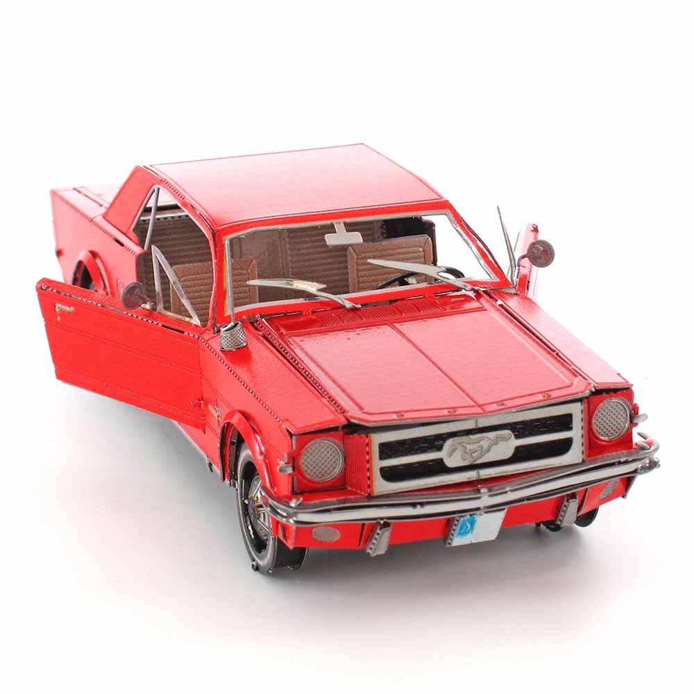 Metal Earth Red Ford 1965 Mustang Coupe 2 Sheet Metal Model Kit