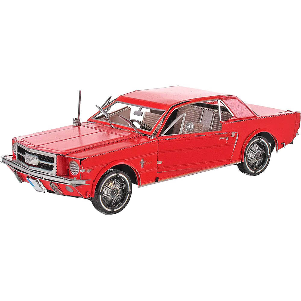 Metal Earth Red Ford 1965 Mustang Coupe 2 Sheet Metal Model Kit