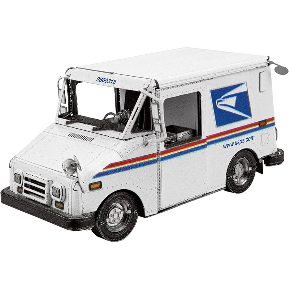 Metal Earth USPS LLV Mail Truck 2 Sheet Metal Model Kit