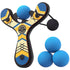 Mighty Fun Mischief Maker Blue Slingshot with 4 Balls