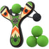 Mighty Fun Mischief Maker Green Slingshot with 4 Balls