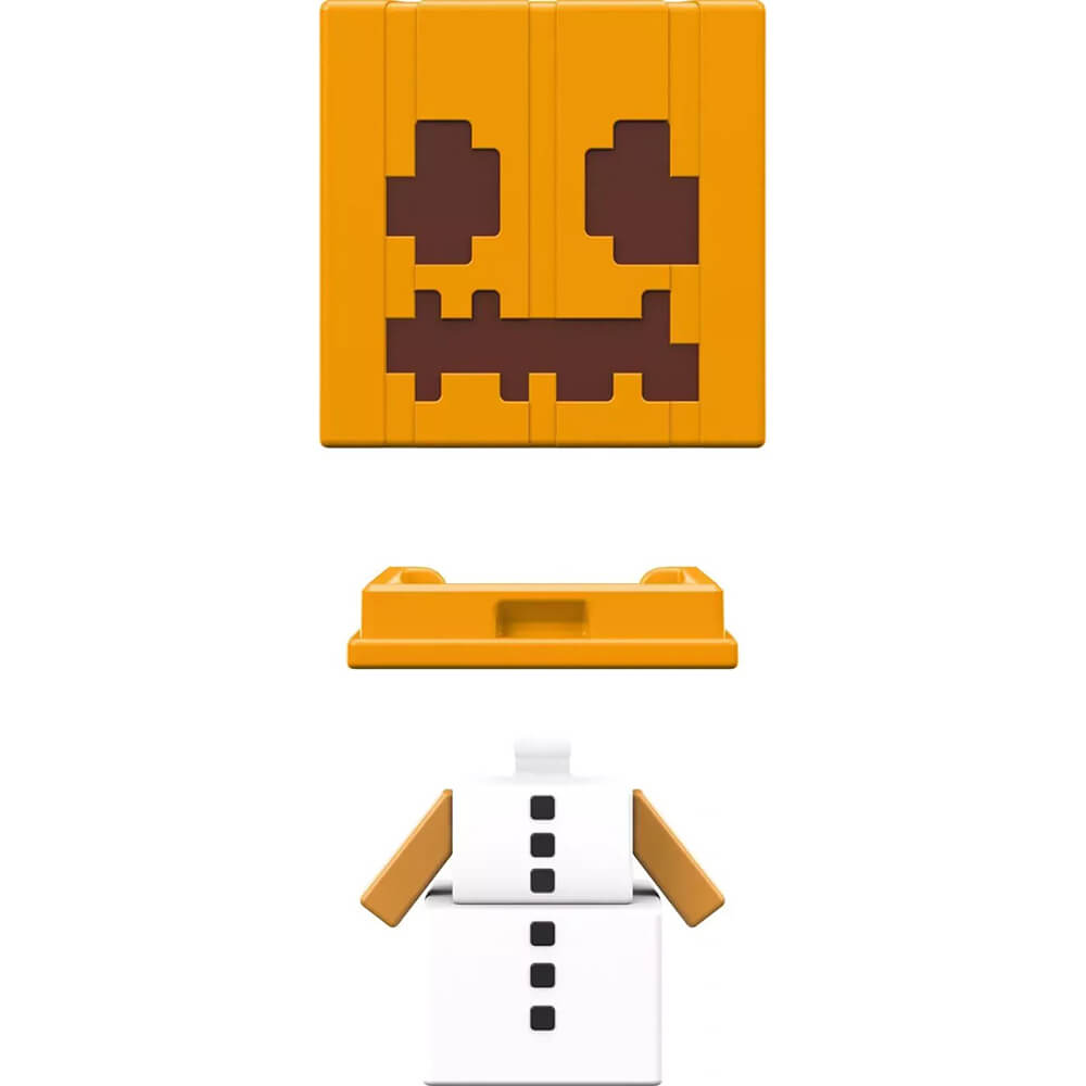 Minecraft Mob Head Mini Snow Golem Figure