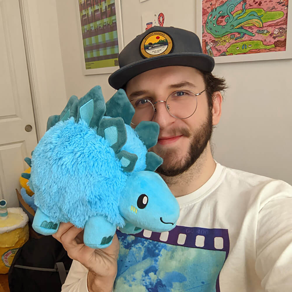 Mini Squishable Stegosaurus Plush