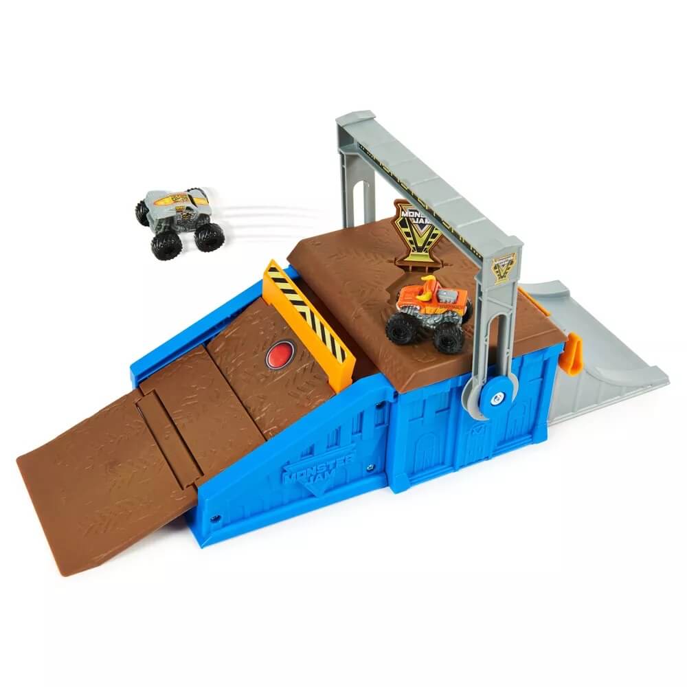 Monster Jam Mini Freestyle Flip Arena Playset