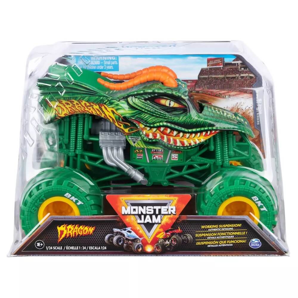 Monster Jam True Metal Dragon 1:24 Scale Monster Truck