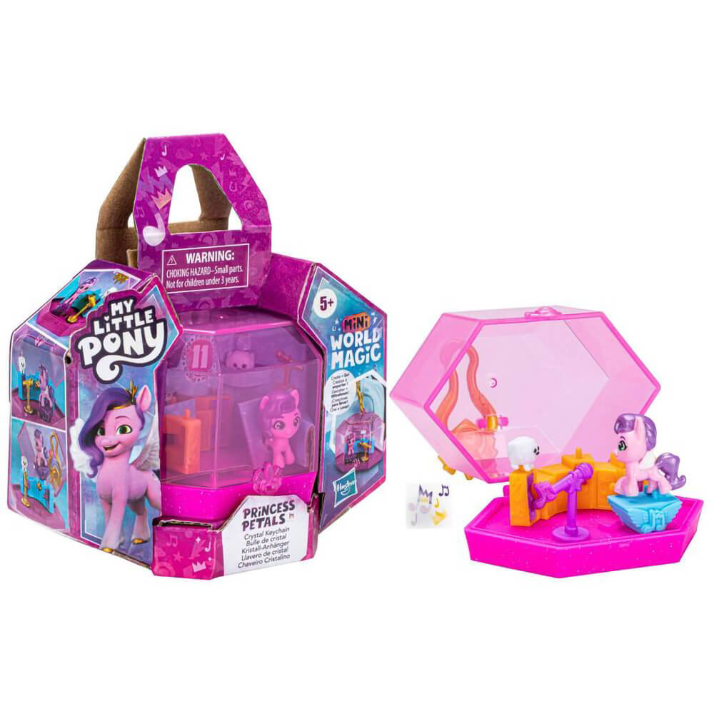 My Little Pony Mini World Magic Crystal Keychain Princess Pipp Petal