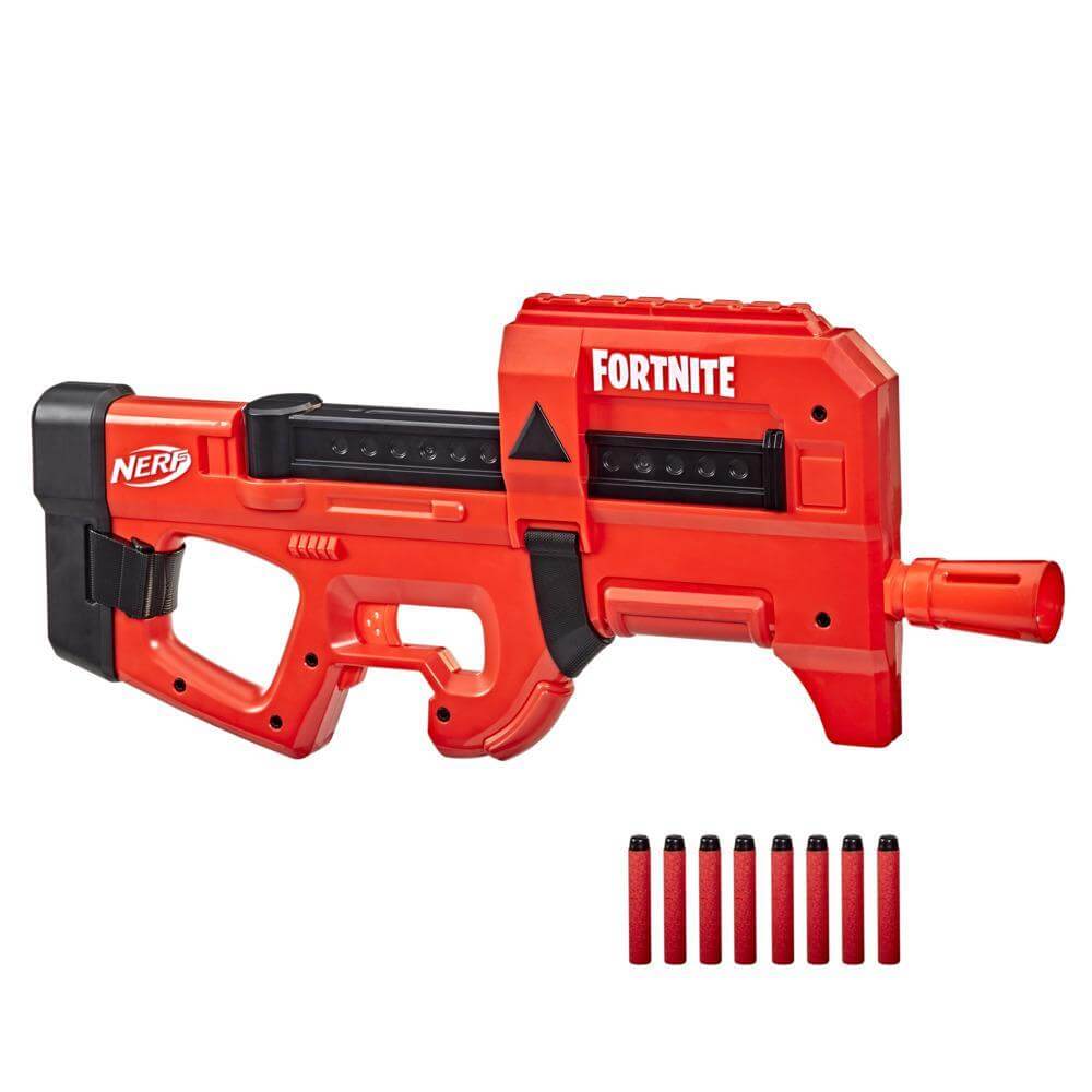 Nerf Fortnite Compact SMG Motorized Ultra Red Wrap Dart Blaster