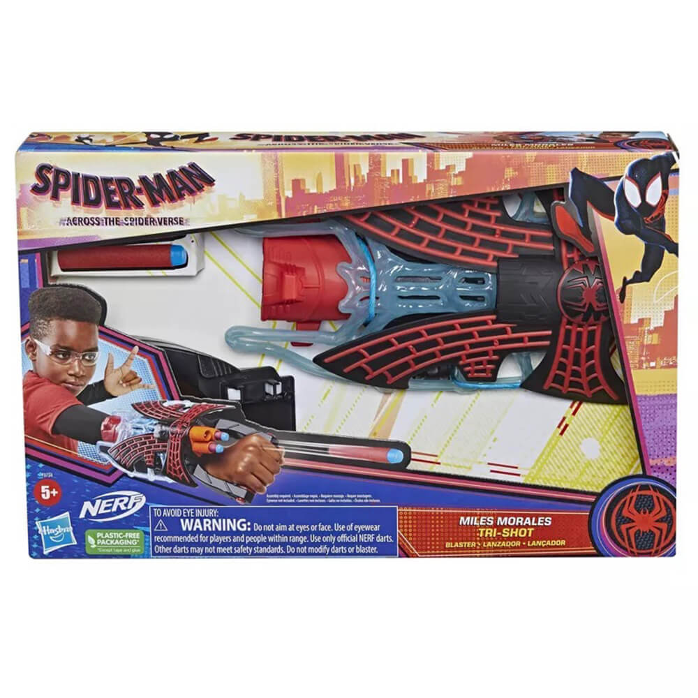 NERF Marvel Spider-Man: Across the Spider-Verse Miles Morales Tri-Shot Blaster