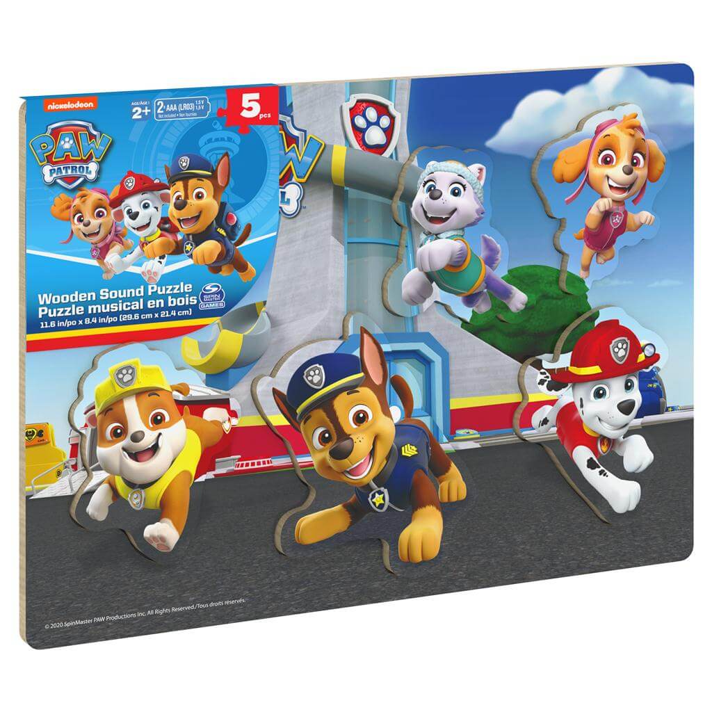 PAW Patrol Chunky Wood Sound Puzzle