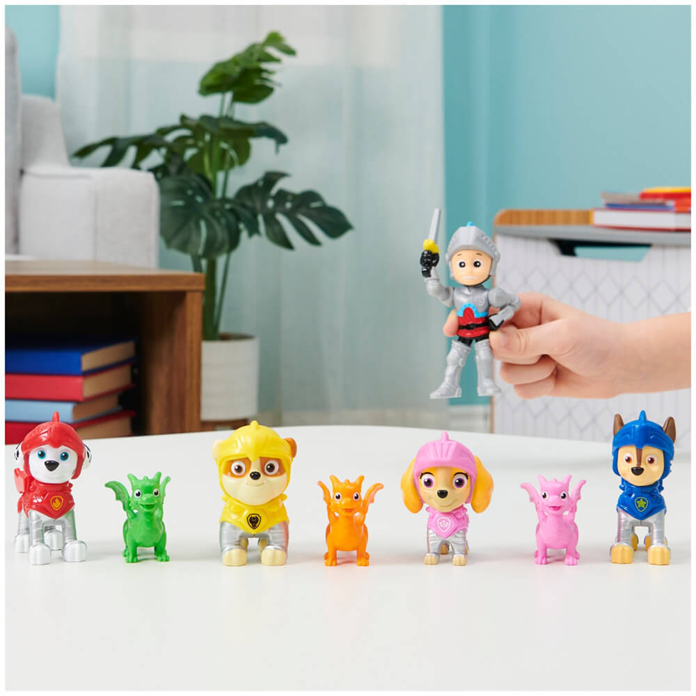 PAW Patrol Rescue Knights Ryder and Pups 8 Figure Gift Pack