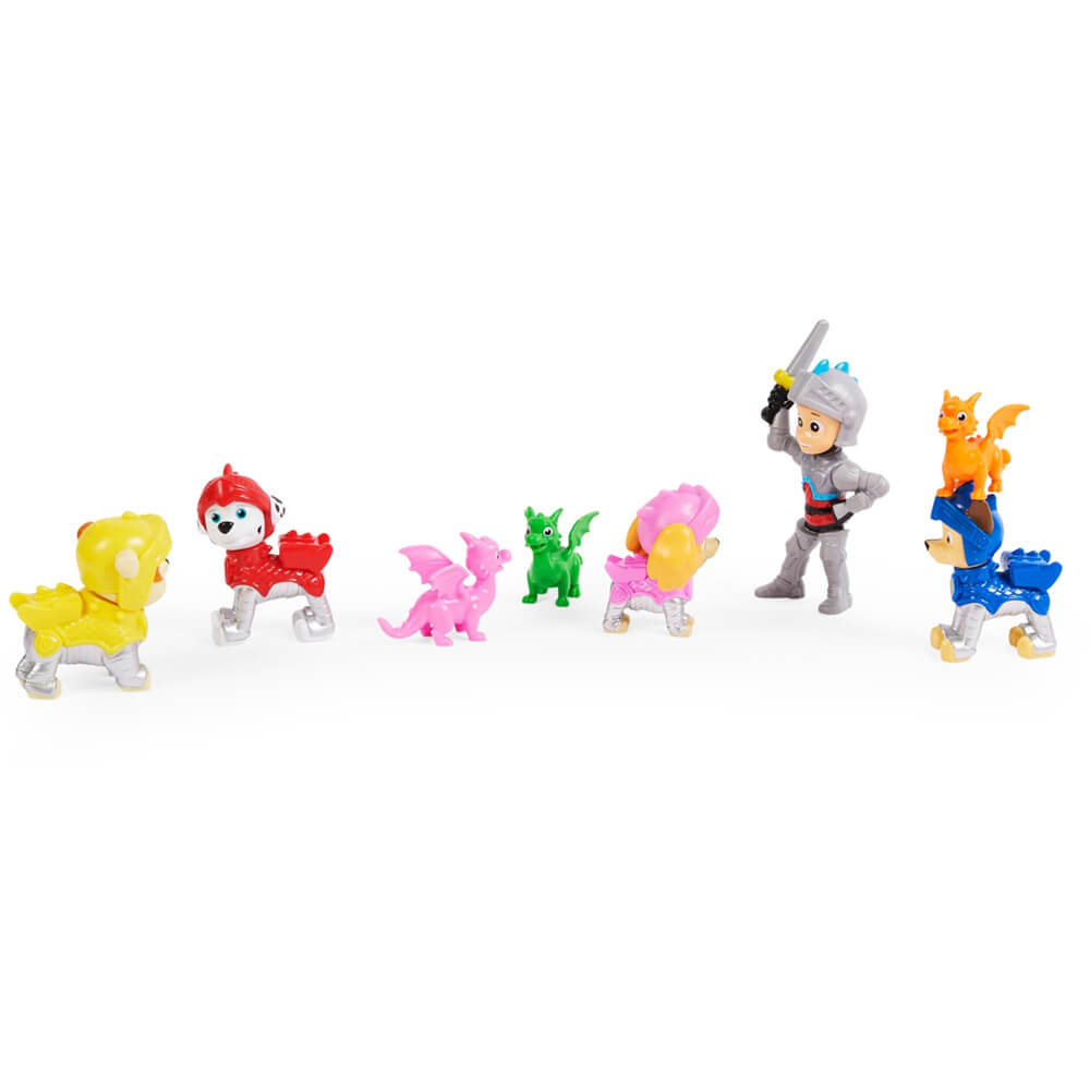 PAW Patrol Rescue Knights Ryder and Pups 8 Figure Gift Pack