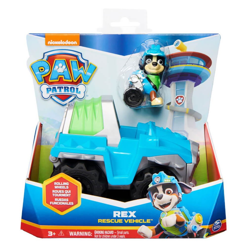 PAW Patrol Rex Rescue Vehicle and Figure