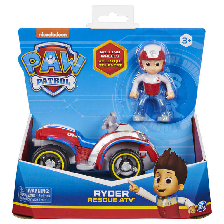 PAW Patrol Ryder Rescue ATV Vehicle & Figure Set