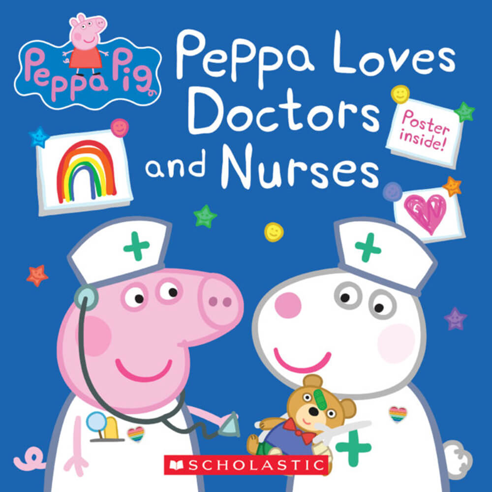 Peppa Pig: Peppa Loves Doctors and Nurses (Boardbook)