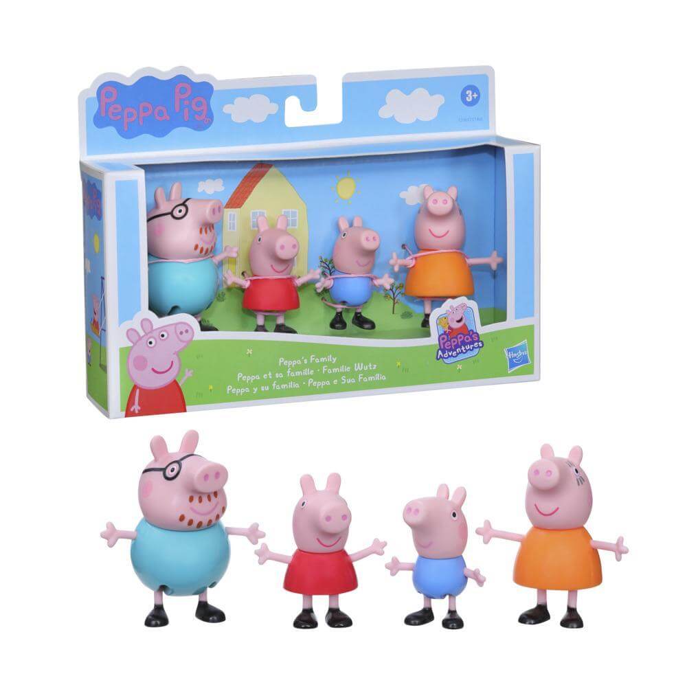 Peppa Pig Peppa's Family Figures 4 Pack