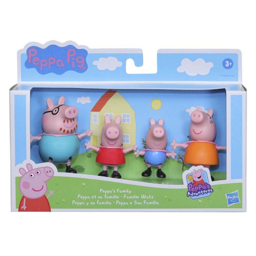 Peppa Pig Peppa's Family Figures 4 Pack