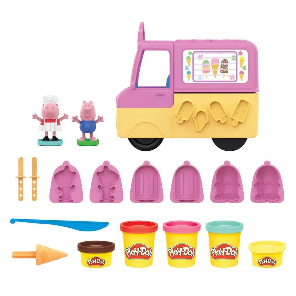 Play-Doh Peppa's Ice Cream Playset with Ice Cream Truck