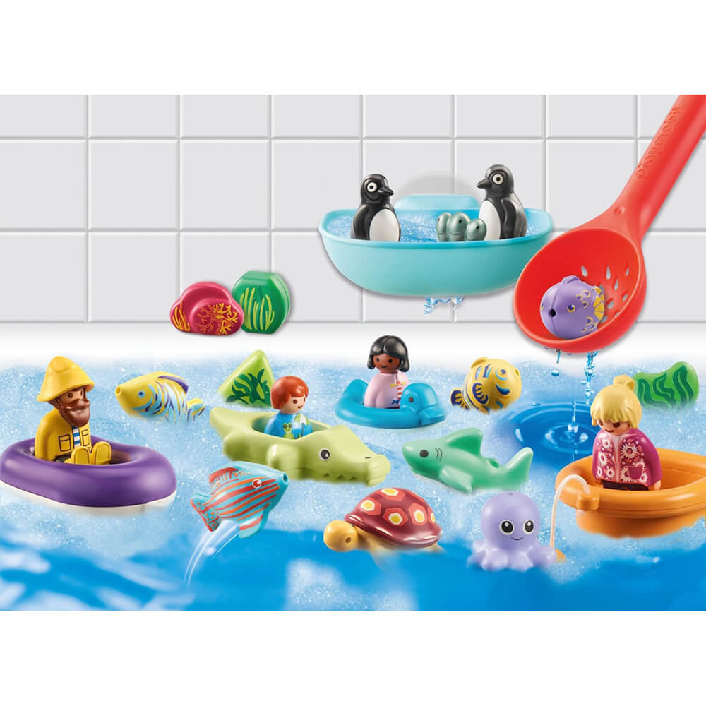 Playmobil 1.2.3 Bathtime Fun Advent Calendar Playset (71086)