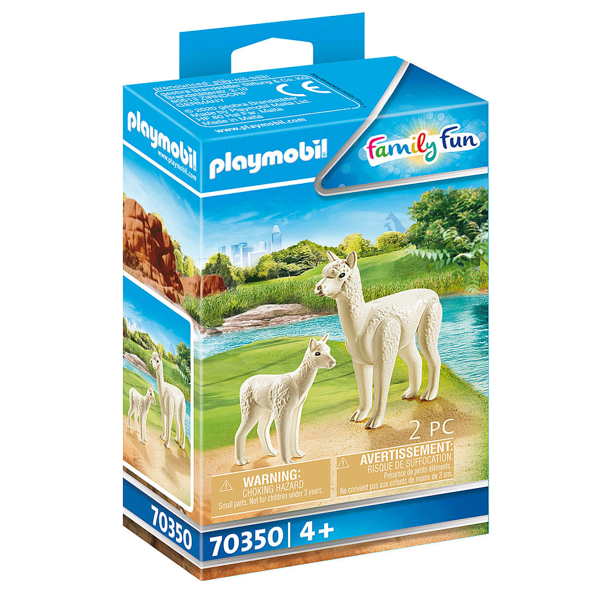 PLAYMOBIL Adventure Zoo Alpaca with Baby (70350)