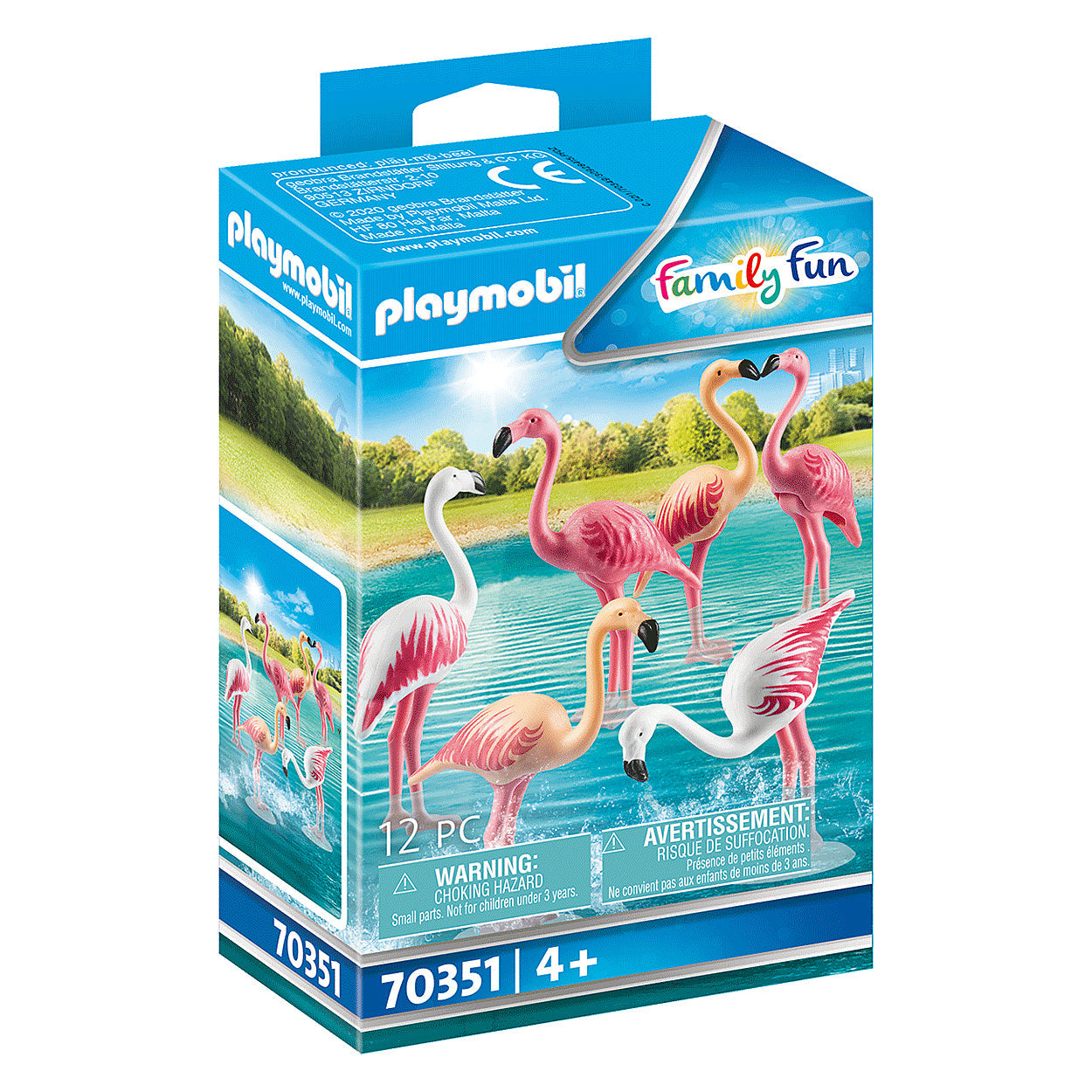 PLAYMOBIL Adventure Zoo Flock of Flamingos (70351)