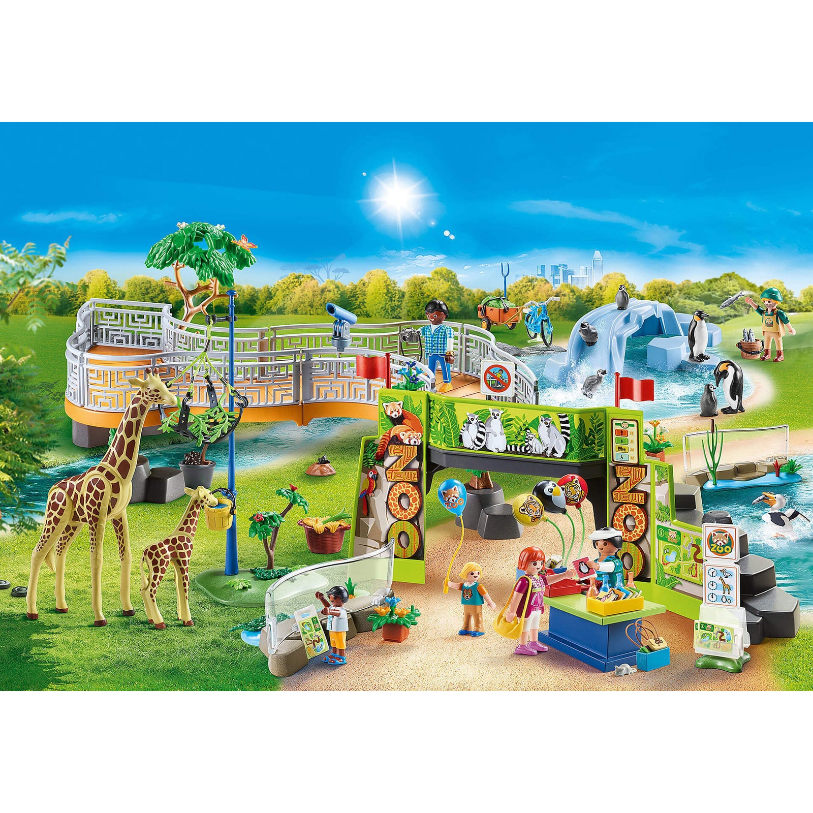 PLAYMOBIL Adventure Zoo Large City Zoo (70341)