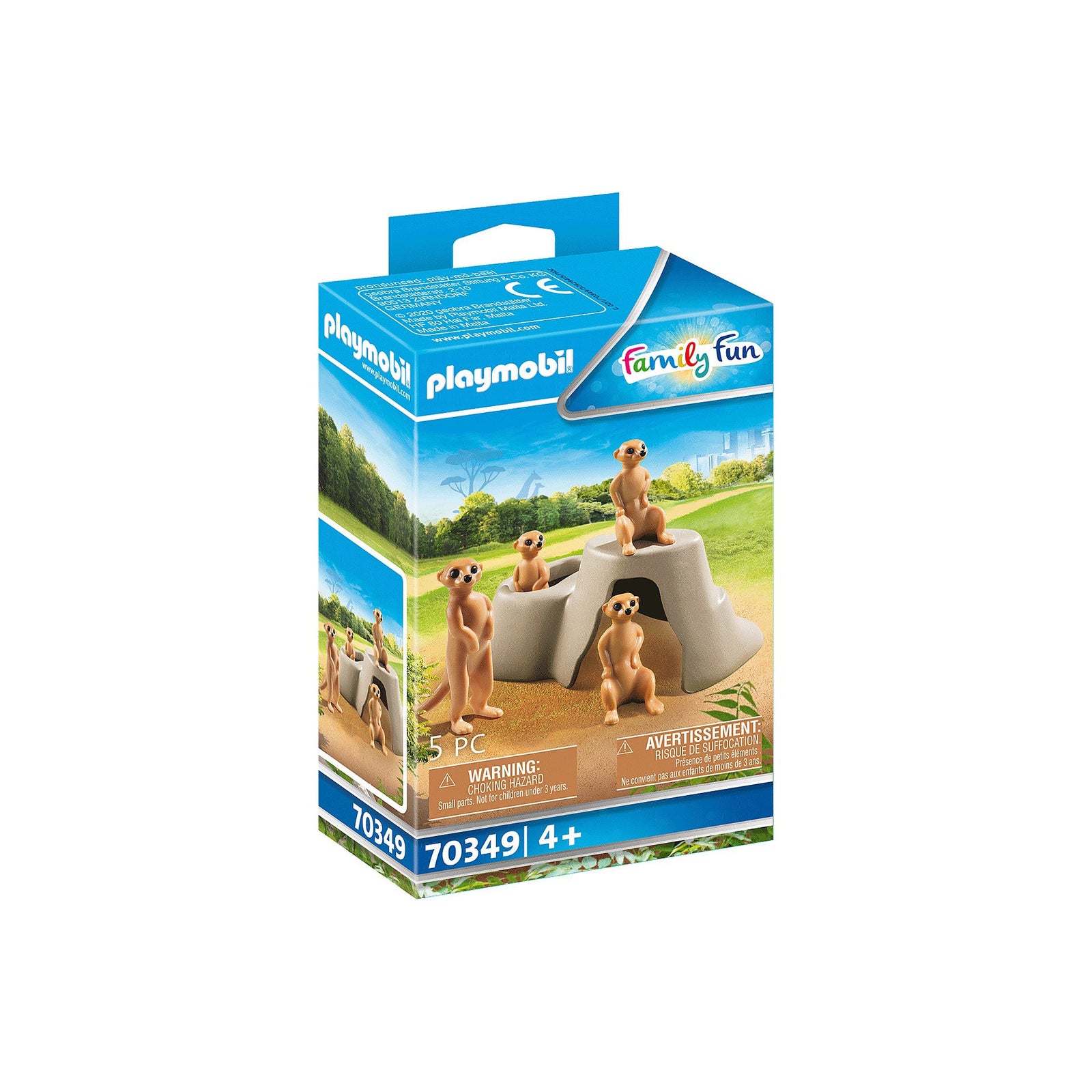 PLAYMOBIL Adventure Zoo Meerkats (70349)