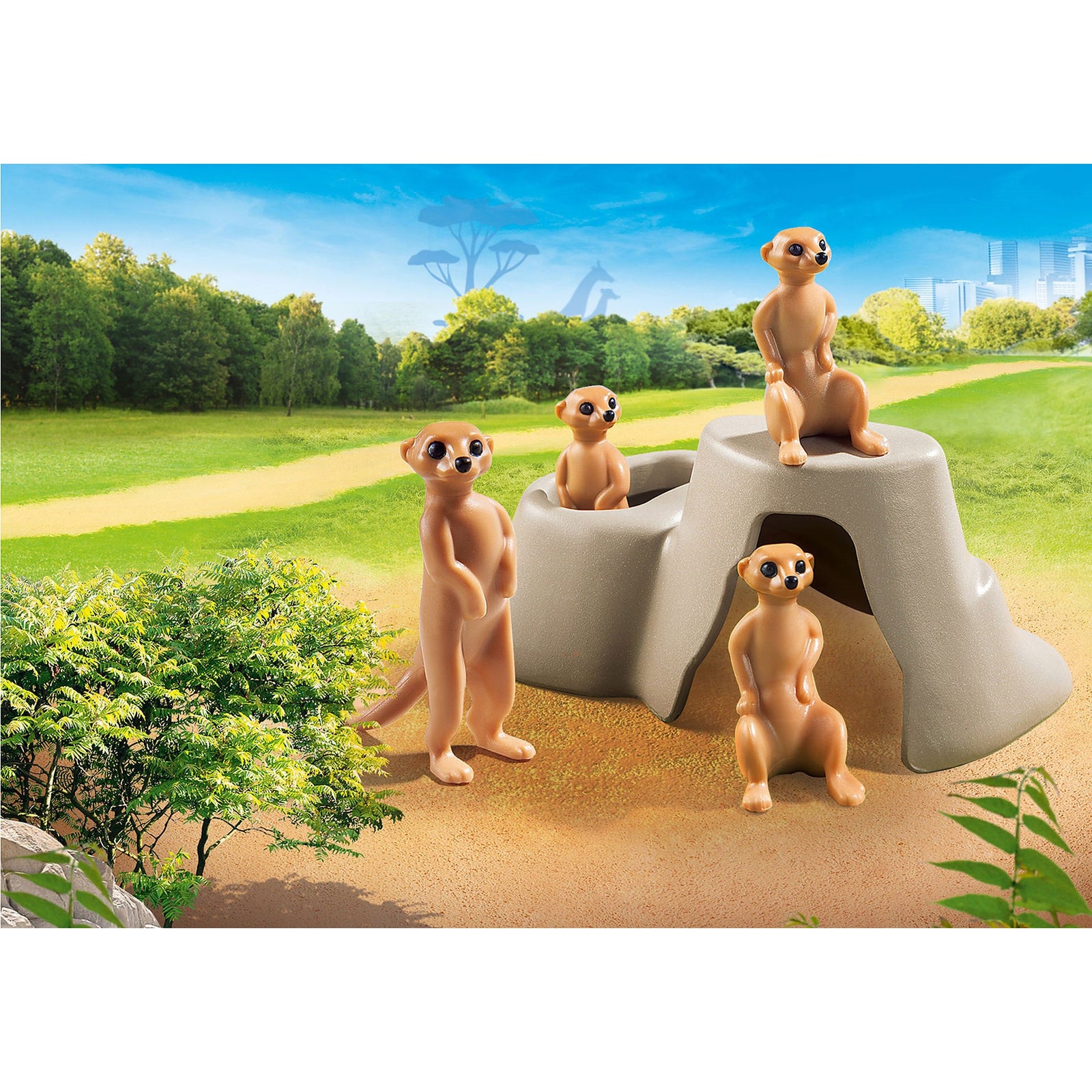 PLAYMOBIL Adventure Zoo Meerkats (70349)