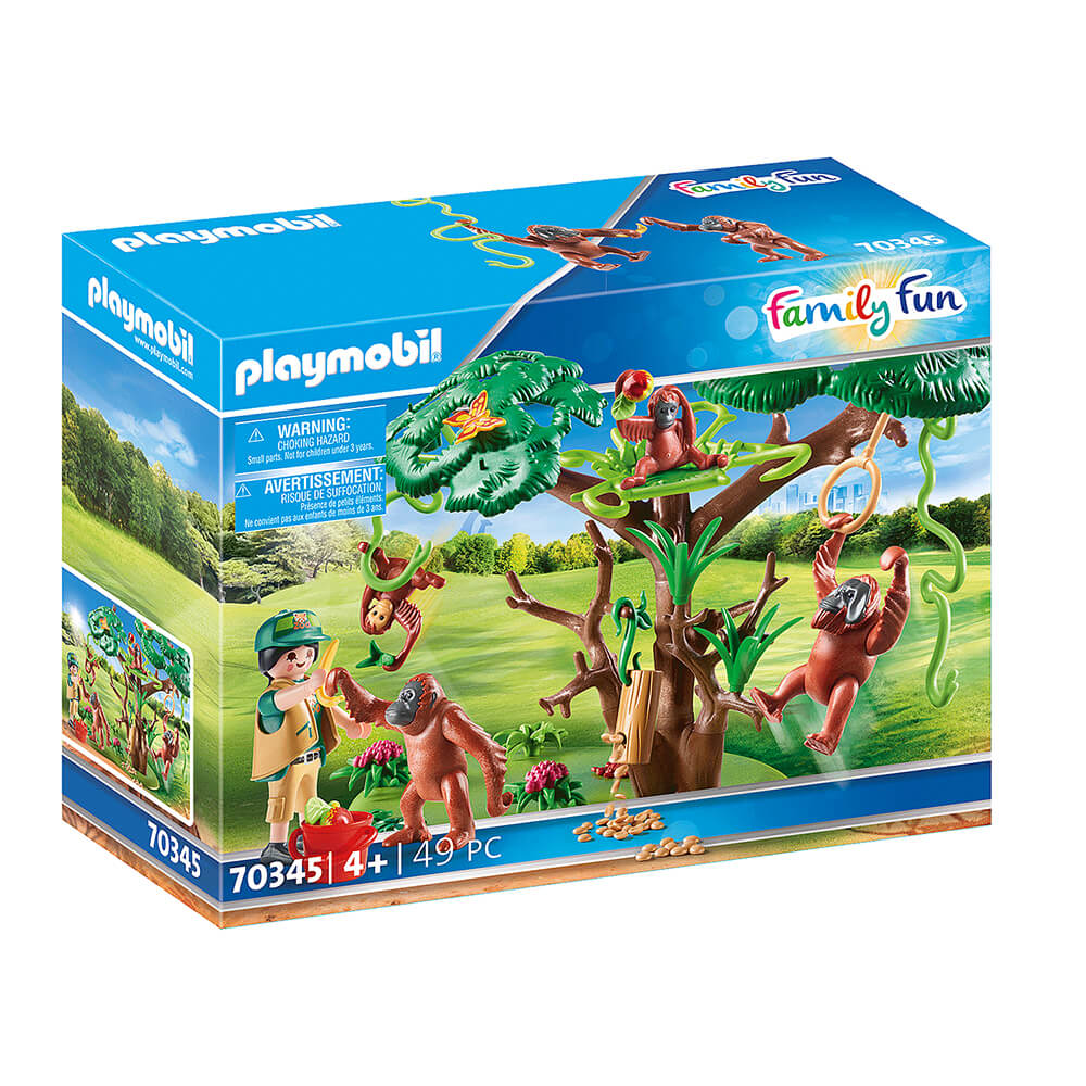 PLAYMOBIL Adventure Zoo Orangutans with Tree (70345)