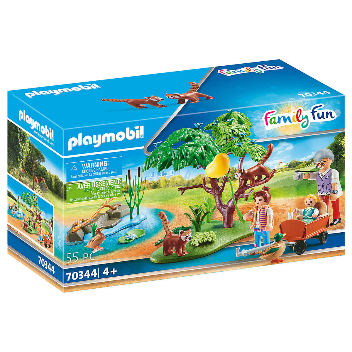 PLAYMOBIL Adventure Zoo Red Panda Habitat (70344)