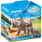 PLAYMOBIL Adventure Zoo Rhino with Calf (70357)