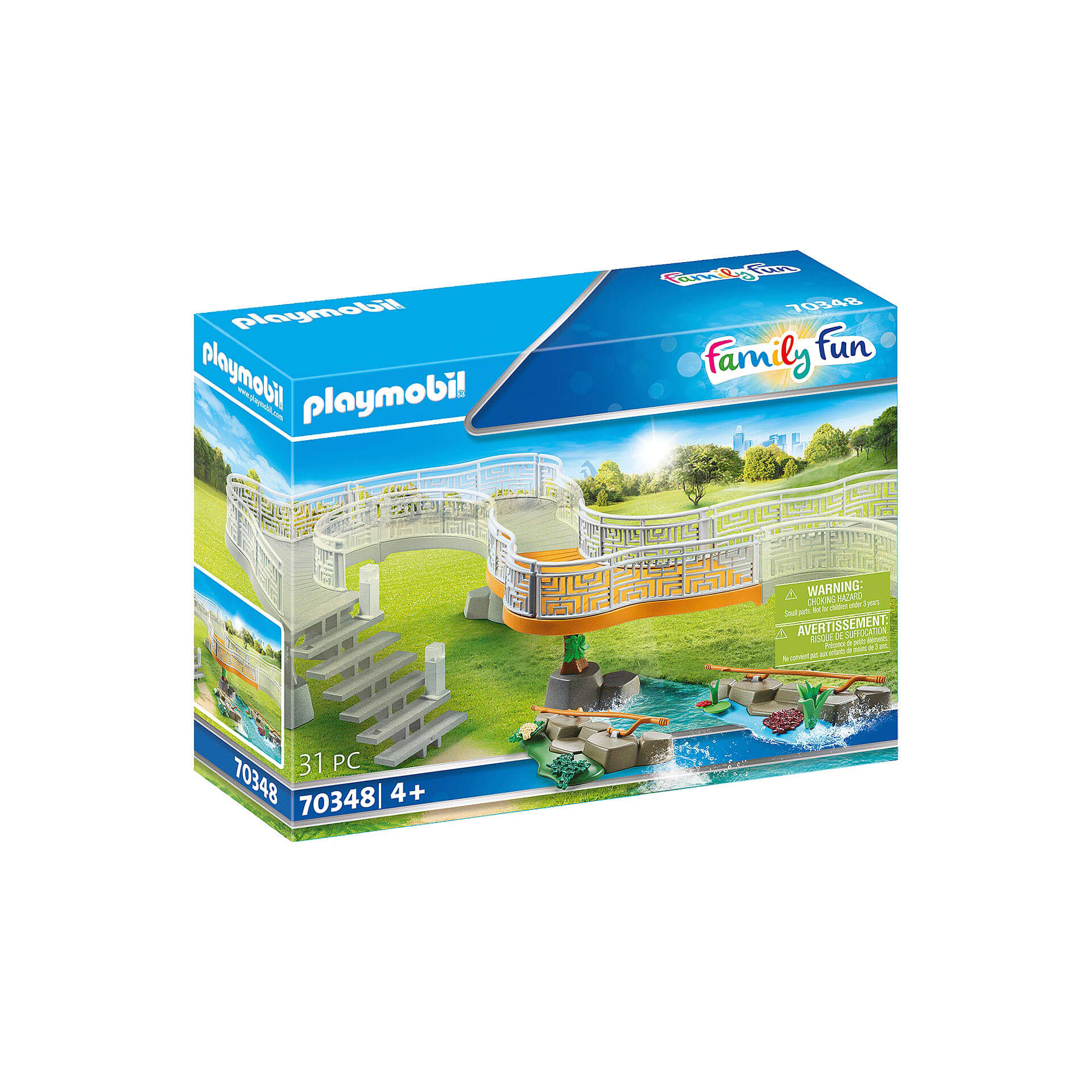 PLAYMOBIL Adventure Zoo Zoo Viewing Platform Extension (70348)