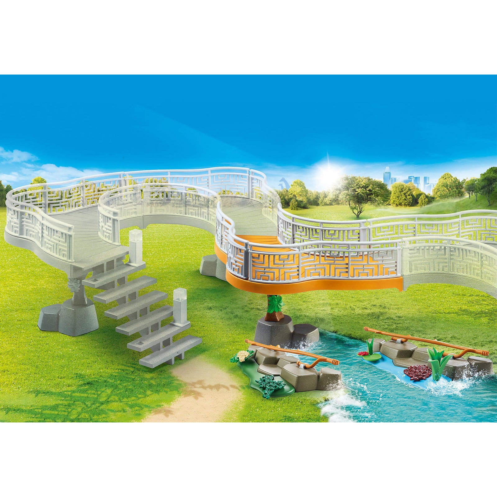 PLAYMOBIL Adventure Zoo Zoo Viewing Platform Extension (70348)