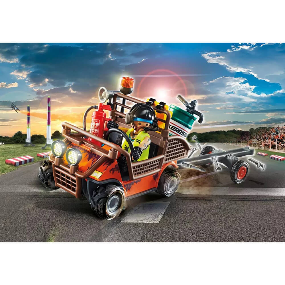 PLAYMOBIL Air Stunt Show Mobile Repair Service Playset (70835)