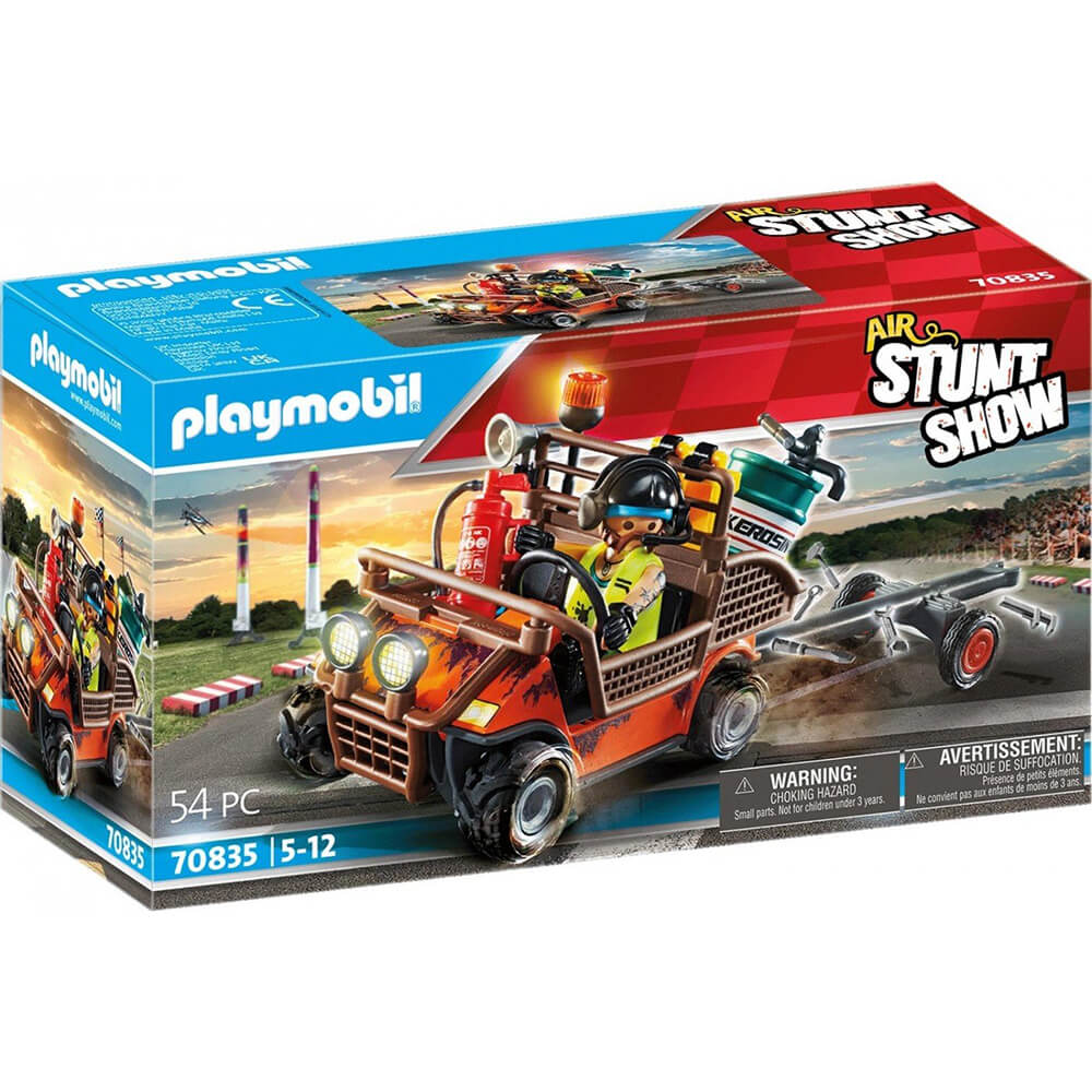 PLAYMOBIL Air Stunt Show Mobile Repair Service Playset (70835)