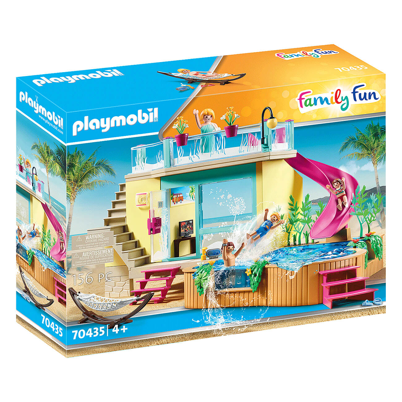 PLAYMOBIL Beach Hotel Bungalow with Pool (70435)