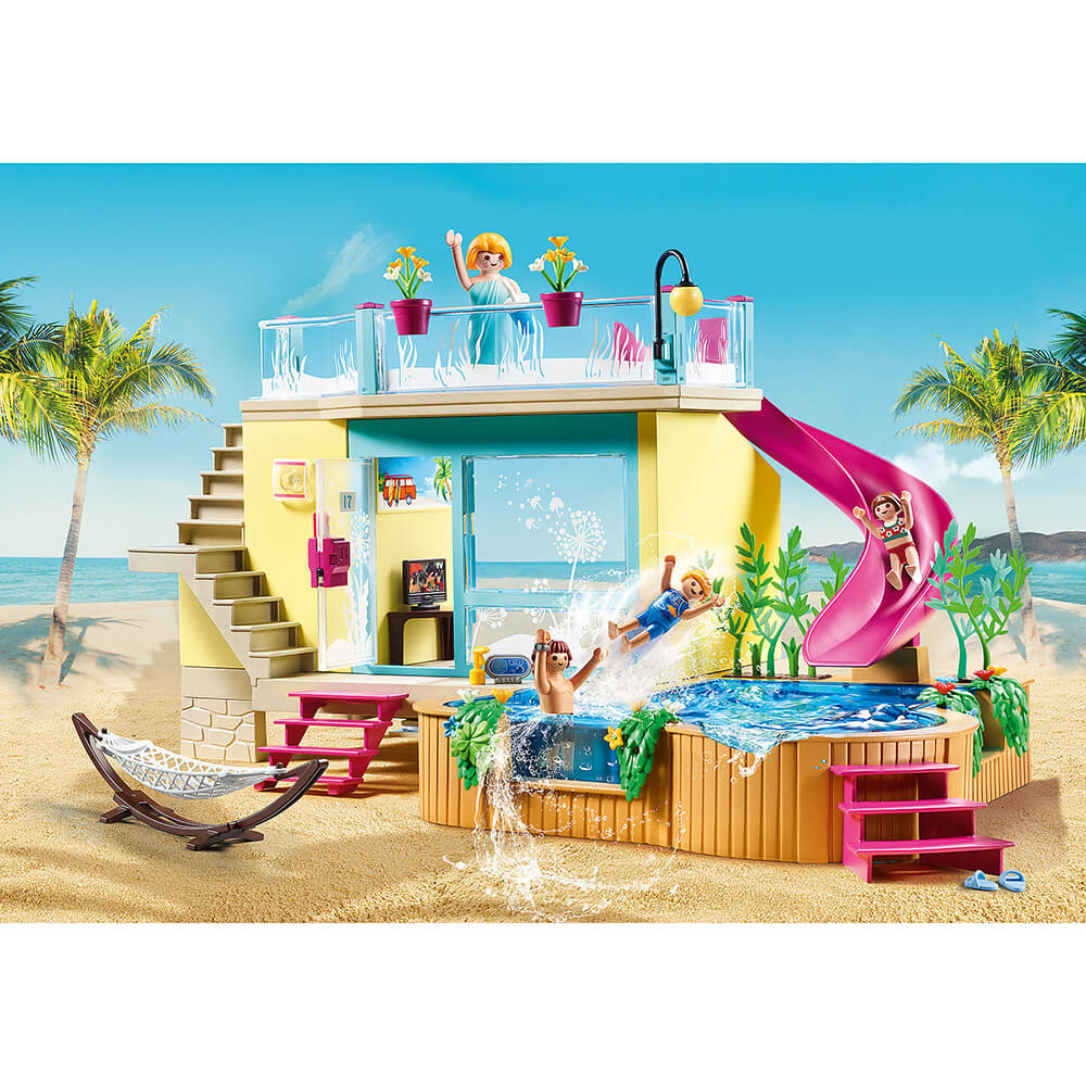 PLAYMOBIL Beach Hotel Bungalow with Pool (70435)