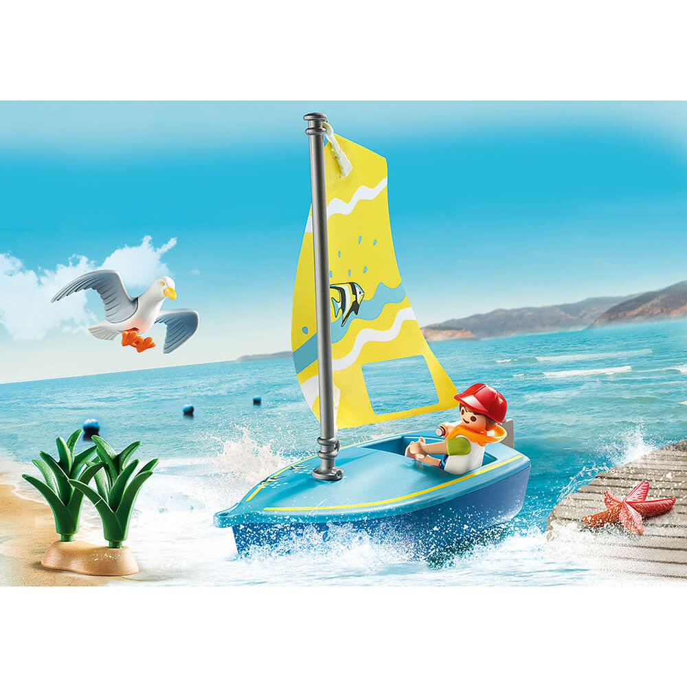 PLAYMOBIL Beach Hotel Sailboat (70438)