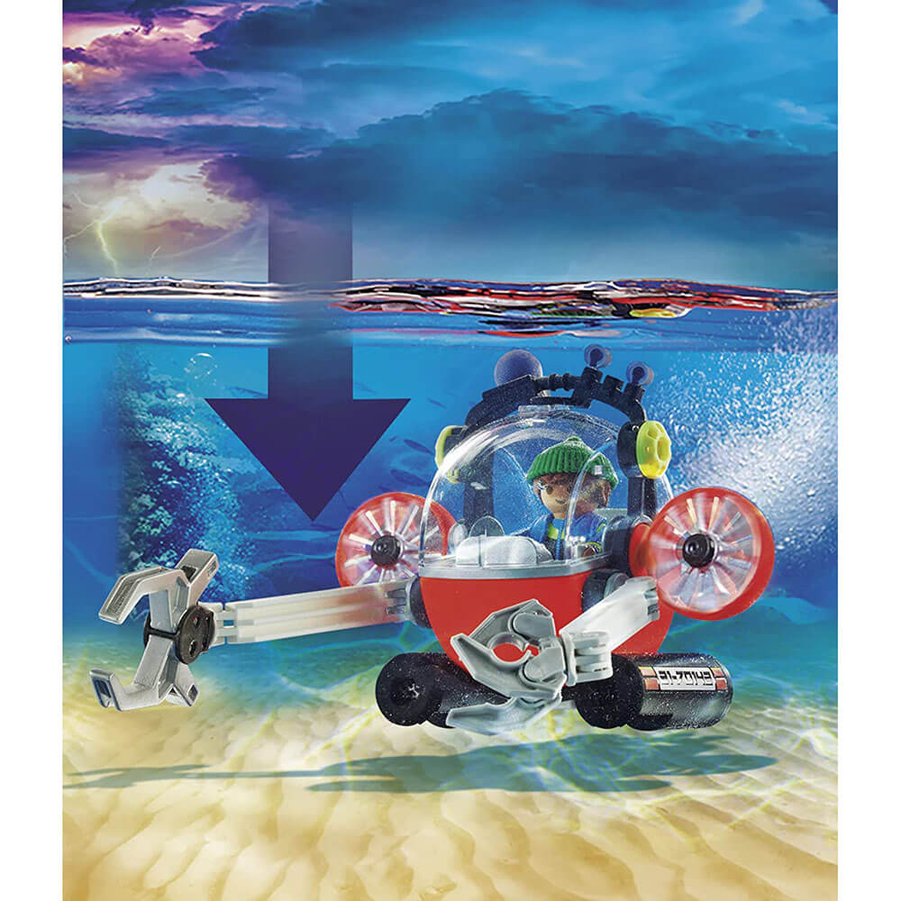 Playmobil City Action Environmental Expedition with Dive Boat Set (70142)