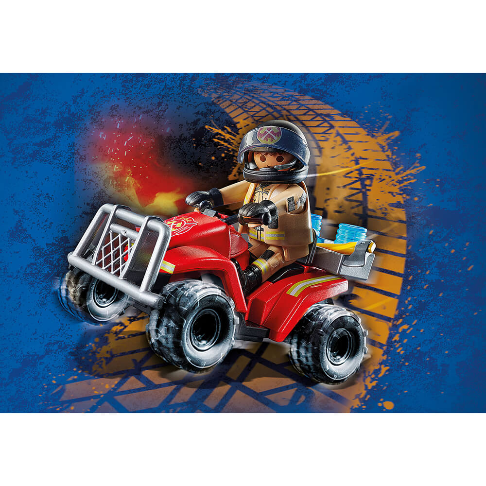 Playmobil City Action Fire Rescue Quad Promo-Pack Set (71090)