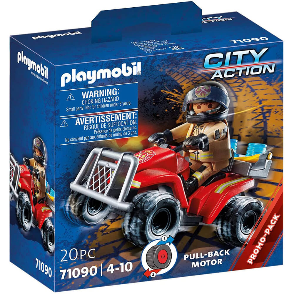 Playmobil City Action Fire Rescue Quad Promo-Pack Set (71090)