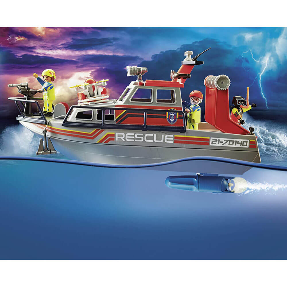 Playmobil City Action Fire Rescue with Personal Watercraft Set (70140)