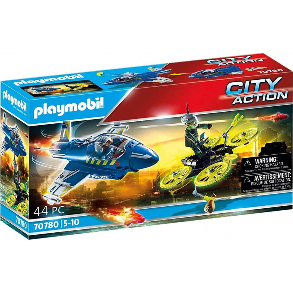 PLAYMOBIL City Action Police Jet with Drone (70780)