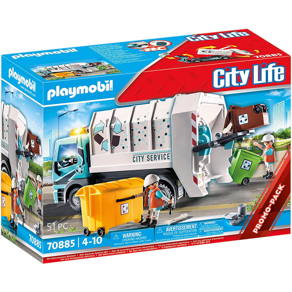 PLAYMOBIL City Life City Recycling Truck (70885)