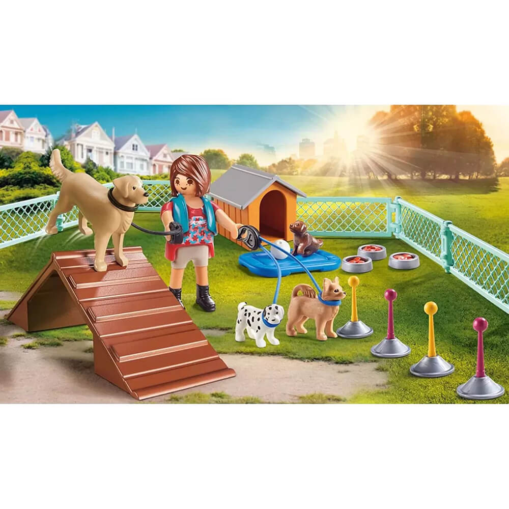 PLAYMOBIL City Life Dog Trainer Gift Set (70676)